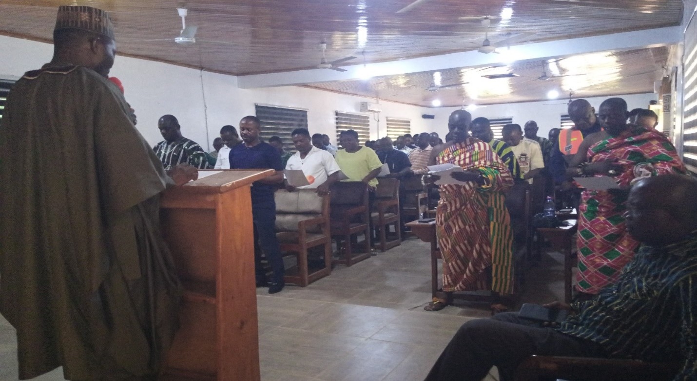 FIVE LUSPA COMMITTEES INAUGURATED IN ATEBUBU